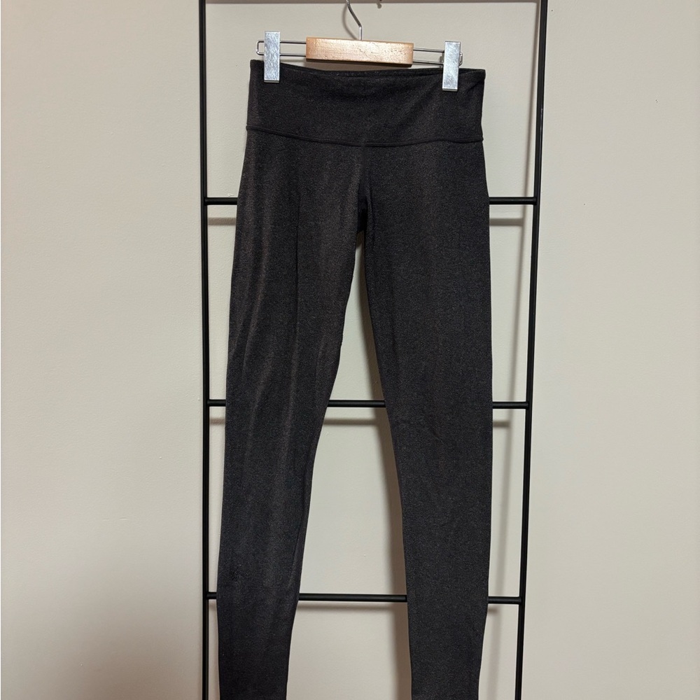 Dark Grey High-Waisted Lululemon Leggings